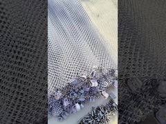 Voir les rideaux métalliques personnalisables en treillis métallique pour séparateurs de pièces, diamètre de fil de 6 mm à 20 mm, démonstration