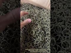 Découvrez pourquoi choisir des rideaux en maille avec anneau en chaîne en cuivre, draperie intérieure de 10 mm