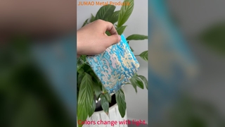 La couleur décorative de dégradé de grillage d'écrans de fenêtre en métal coloré se fane la couleur