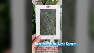 Maille métallique tissée, grillage décoratif, cloison de séparation de pièce, moustiquaire de fenêtre, moustiquaire