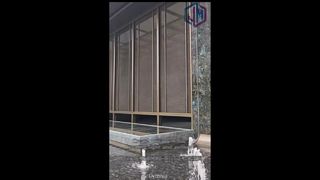 Écran à mailles tissé en métal décoratif extérieur