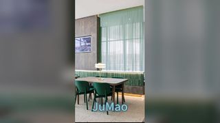 Style de diviseur de pièce de rideaux de chaîne en aluminium