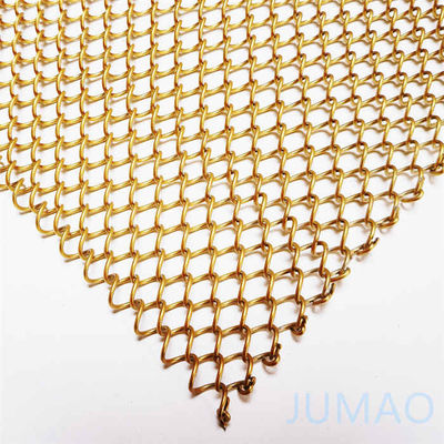 Des rideaux en métal en alliage d'aluminium Draperie 8 mm trou personnalisé