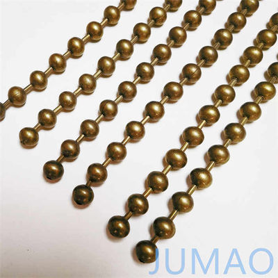 Rideaux à billes en acier métallique de 10 mm Rideaux à billes en bronze Rideaux à billes en or