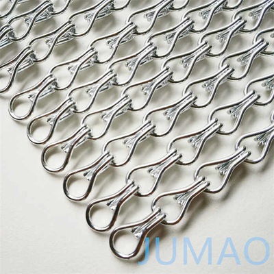Rideaux de clôture de chaîne de liaison de clôture en aluminium