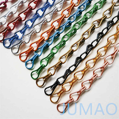 Porte-clés en métal lourd Rideaux à chaîne 1,5 mm-2 mm Fil