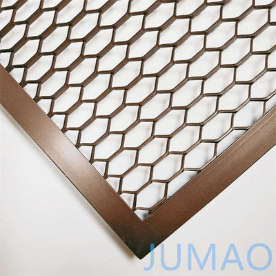 Plafond architectural en treillis métallique Écran de grille de fil pour armoires
