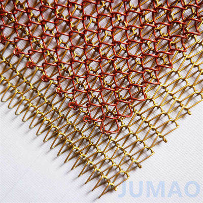 Rideaux en treillis métalliques en noir pour les espaces de clubs Diviseur 1,2 mm