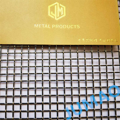 Surface brillante ou mate Maillage en acier décoratif Tressé