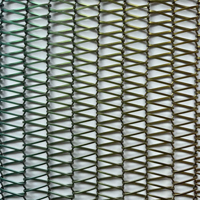 Métodes d'installation des rideaux en acier inoxydable Rideaux en maille métallique Type populaire 316 Largeur maximale 12 mètres