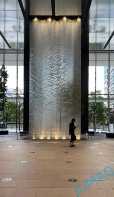 Rideau en maille d'eau flexible Construction légère pour l'espace