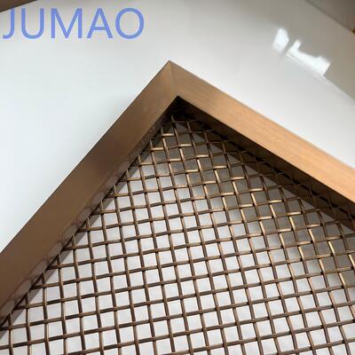 Panneaux de treillis métalliques décoratifs en aluminium avec des motifs uniques pour les façades de bâtiments