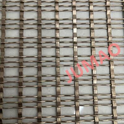 Maillage architectural en acier inoxydable flexible pour façades plafonds murs intérieurs revêtements extérieurs et écrans décoratifs