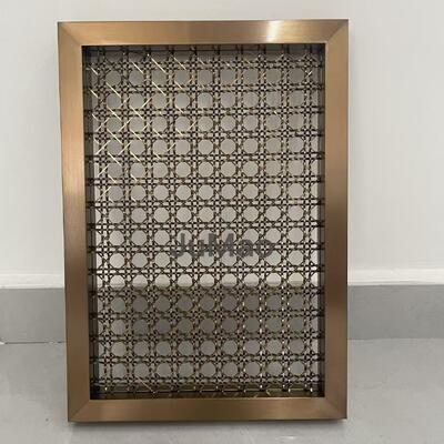 Transparence 20 à 80% de maille métallique décorative en SS 304 316 et 316L Parfait pour la décoration de plafond et de panneaux muraux