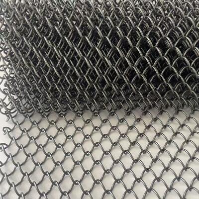 Diamètre de fil 16 mm Rideaux en treillis métalliques en acier inoxydable argenté Parfait pour les solutions de sécurité et de ventilation des cloisons