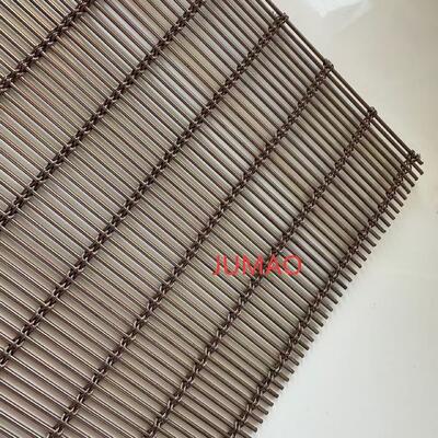 Acier inoxydable tissé décoratif de maille architecturale de maille en métal fait sur commande