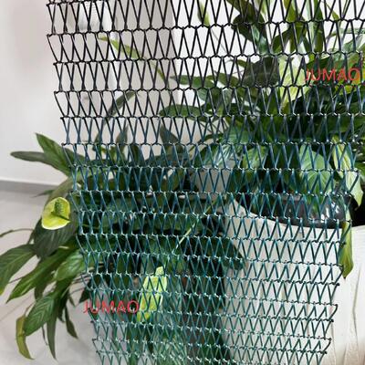 Maille architecturale sertie par replis en métal maille tissée par crochet d'acier inoxydable